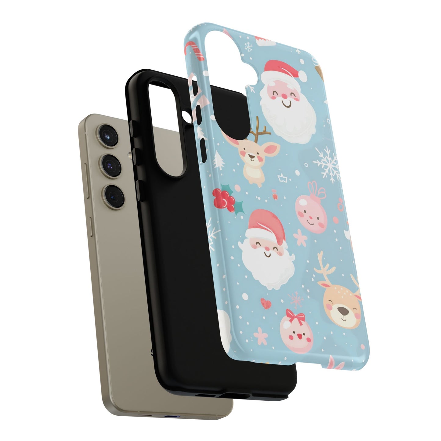 Pastel Santa Joy – Tough Glossy Samsung Galaxy Case