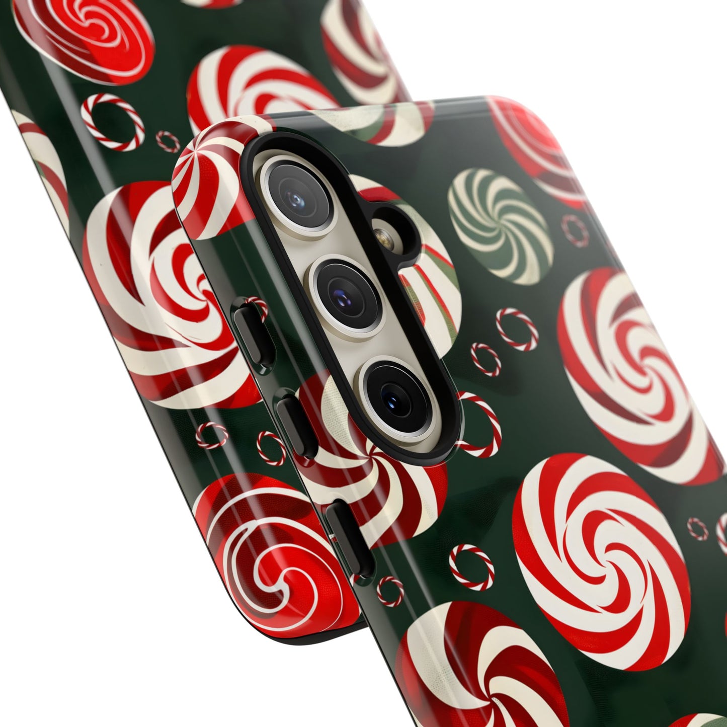 Peppermint Swirl Burst – Tough Glossy Samsung Galaxy Case