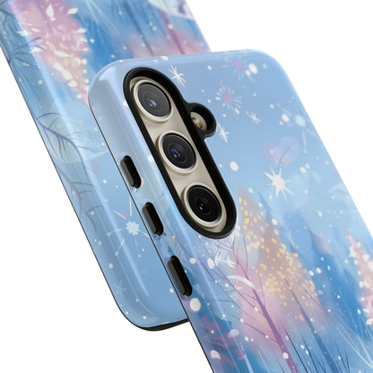 Frosted Winter Forest – Tough Glossy Samsung Galaxy Case
