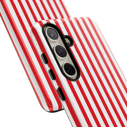 Candy Cane Stripes – Tough Glossy Samsung Galaxy Case