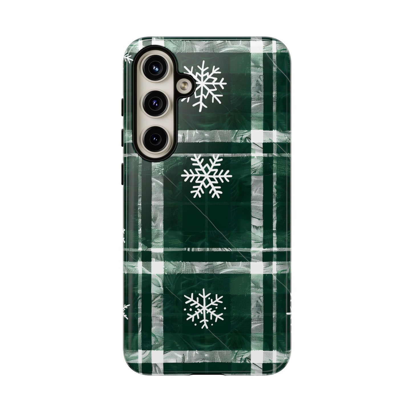 Frosted Tartan – Tough Glossy Samsung Galaxy Case