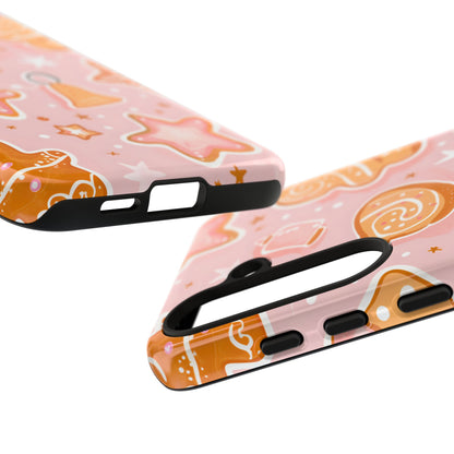 Gingerbread Sweet Stars – Tough Glossy Samsung Galaxy Case