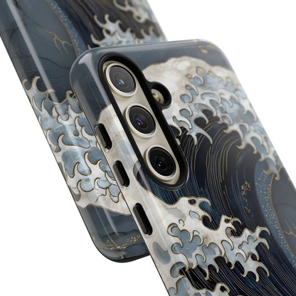 Golden Wave – Tough Glossy Samsung Case