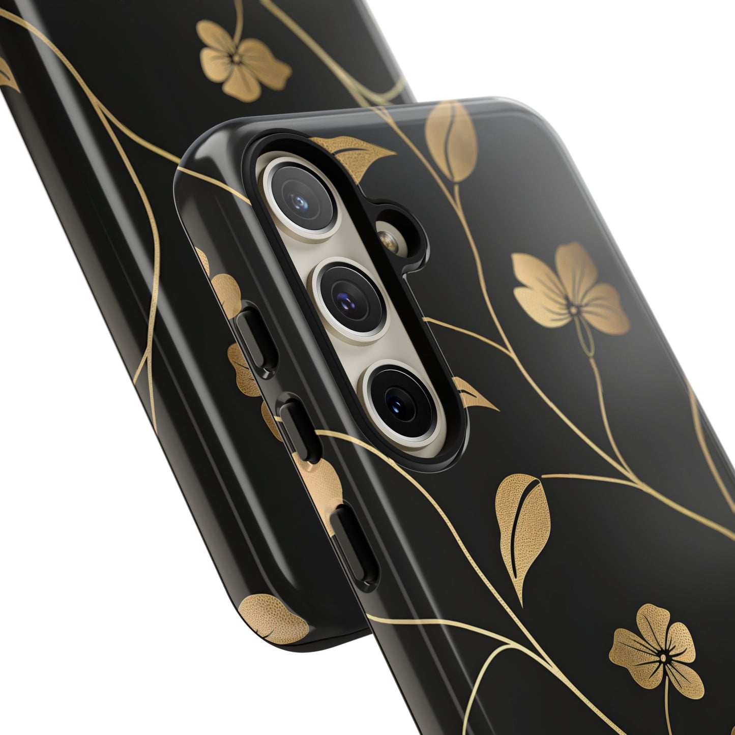 Golden Elegance – Tough Glossy Samsung Galaxy Case