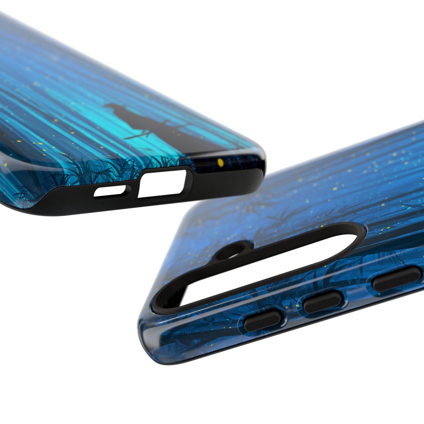 Shadowed Bamboo Sentinel – Tough Glossy Samsung Galaxy Case