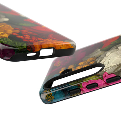 Midnight Bloom – Tough Glossy Samsung Galaxy Case
