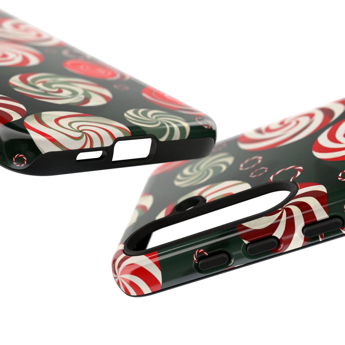 Peppermint Swirl Burst – Tough Glossy Samsung Galaxy Case