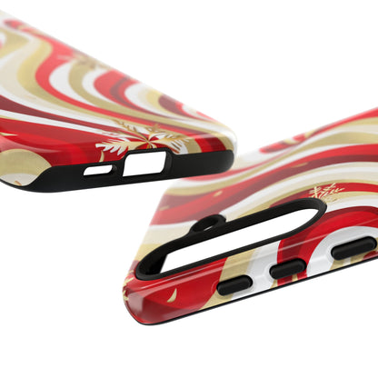 Peppermint Waves – Tough Glossy Samsung Galaxy Case