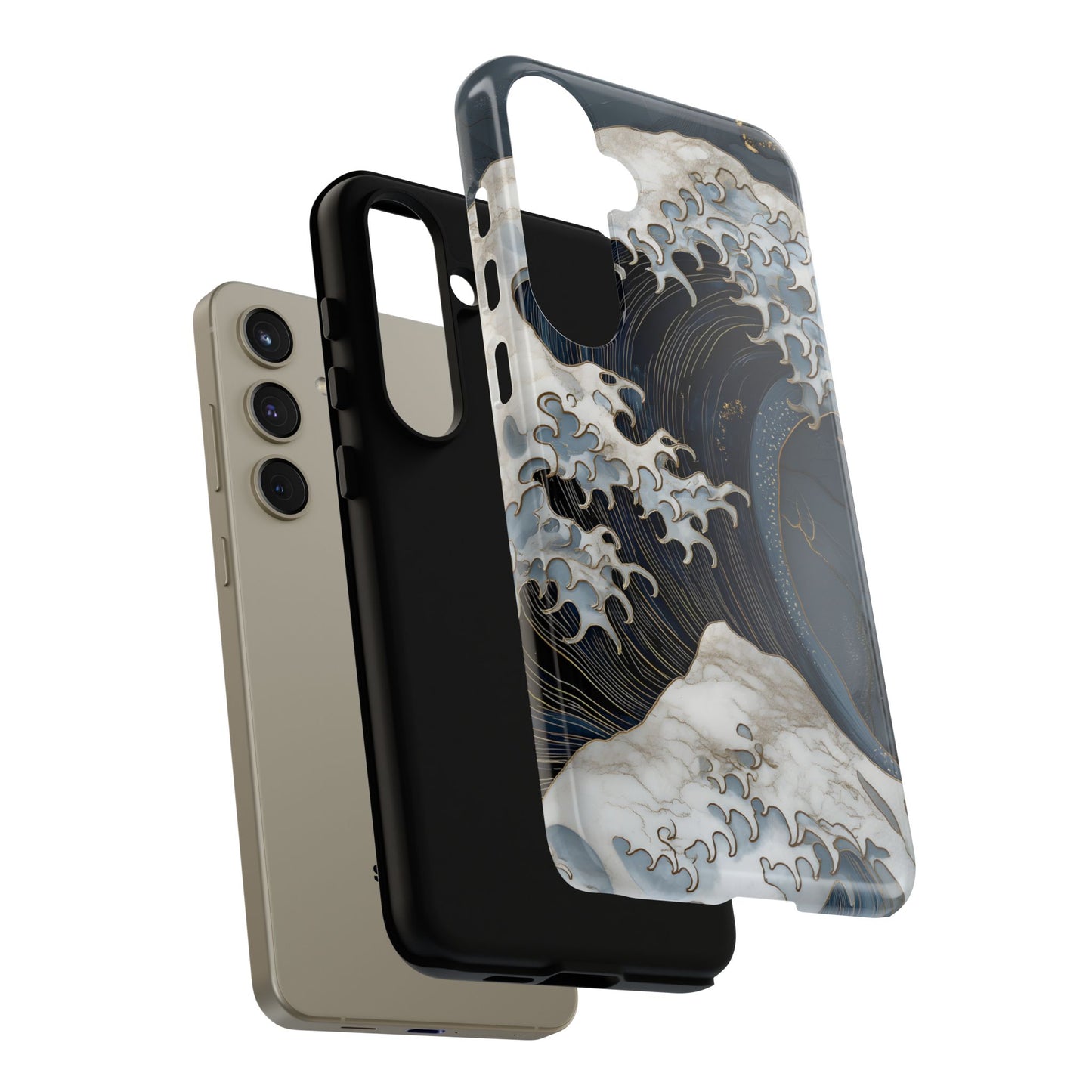 Golden Wave – Tough Glossy Samsung Case