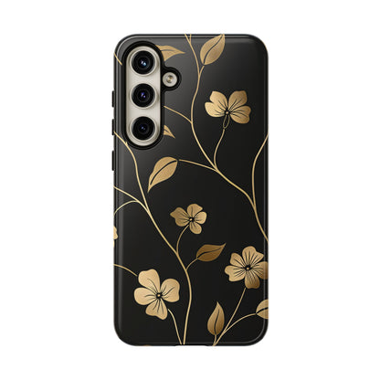 Golden Elegance – Tough Glossy Samsung Galaxy Case
