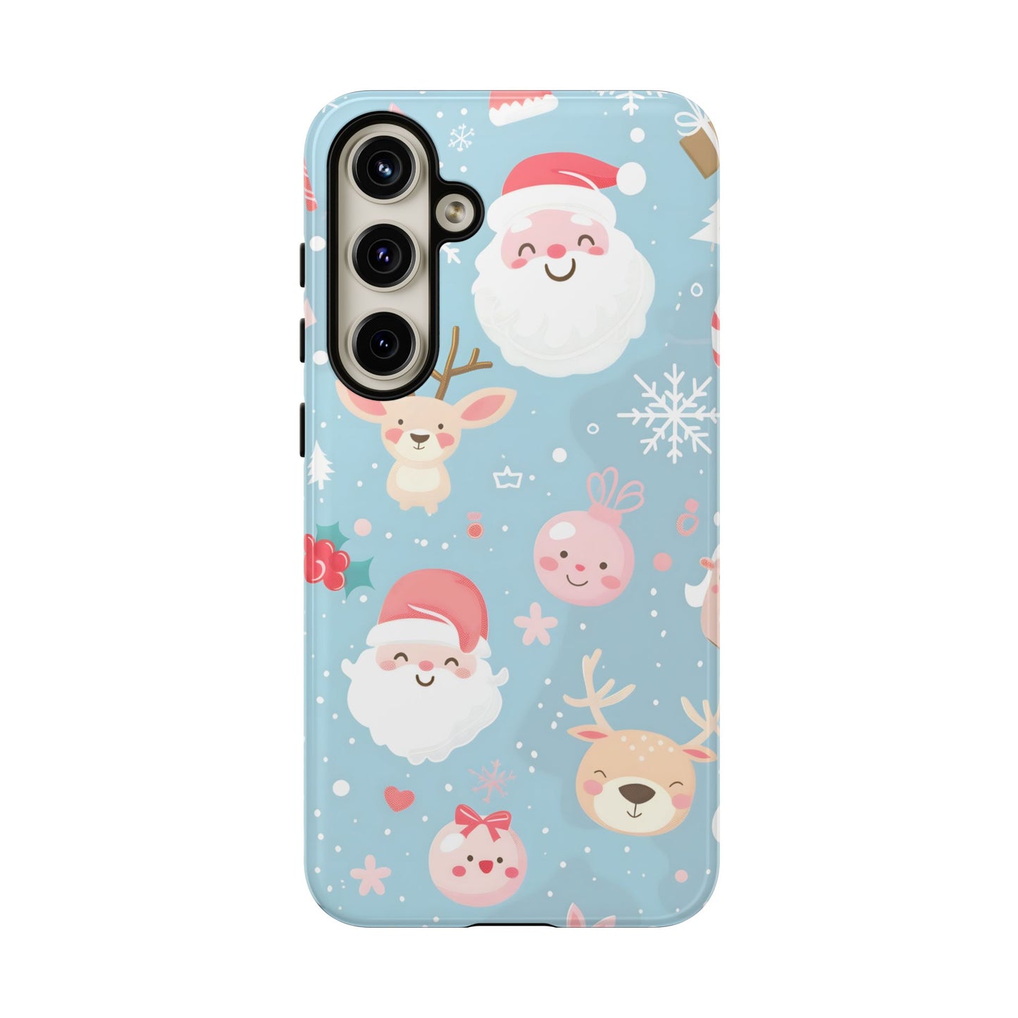 Pastel Santa Joy – Tough Glossy Samsung Galaxy Case