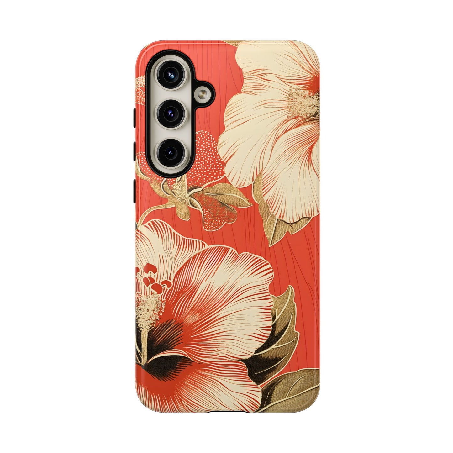 Golden Hibiscus – Tough Glossy Samsung Galaxy Case