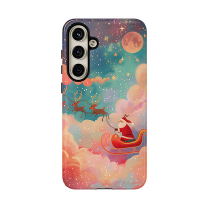 Starlit Santa Sky –  Tough Glossy Samsung Galaxy Case