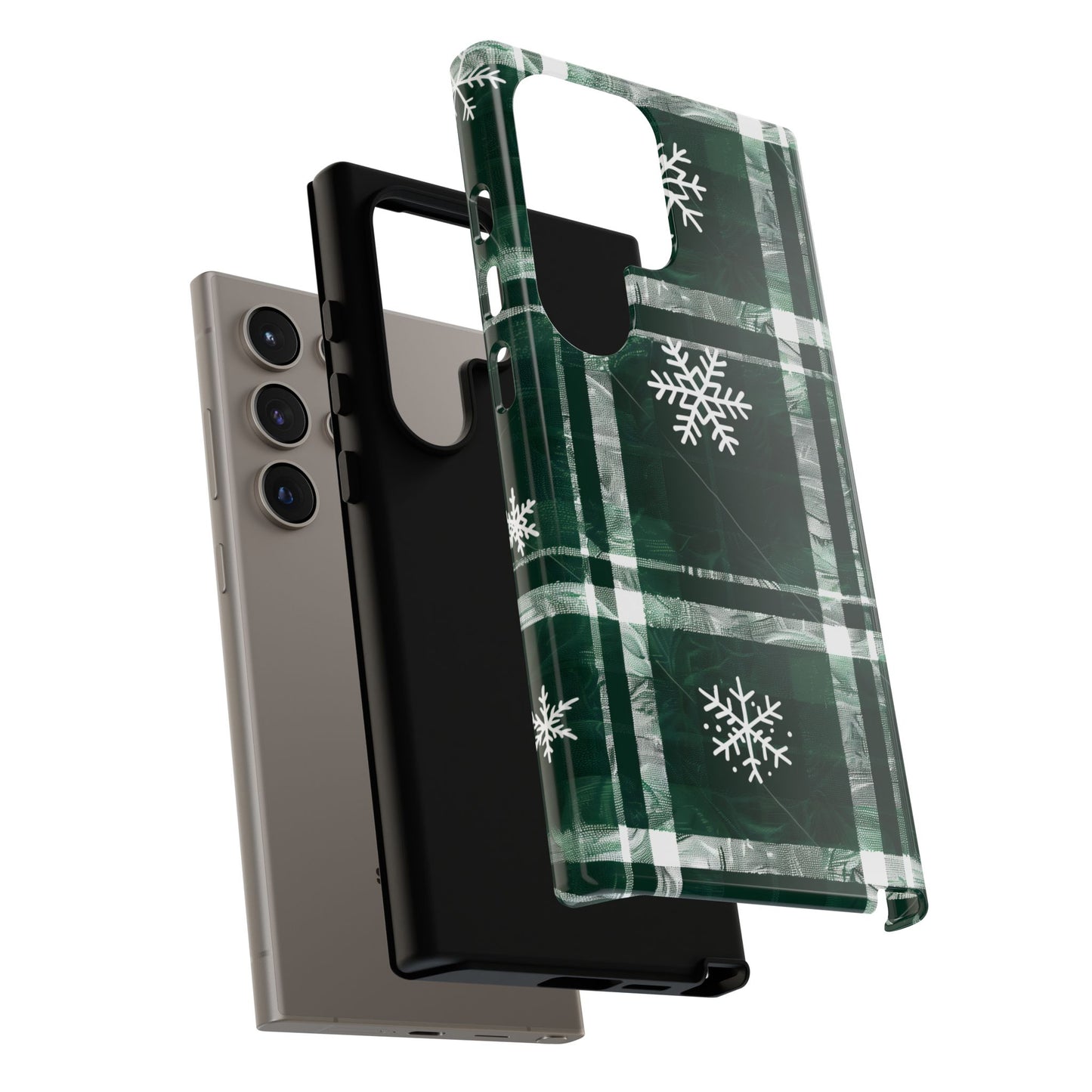 Frosted Tartan – Tough Glossy Samsung Galaxy Case
