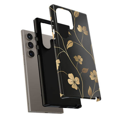 Golden Elegance – Tough Glossy Samsung Galaxy Case