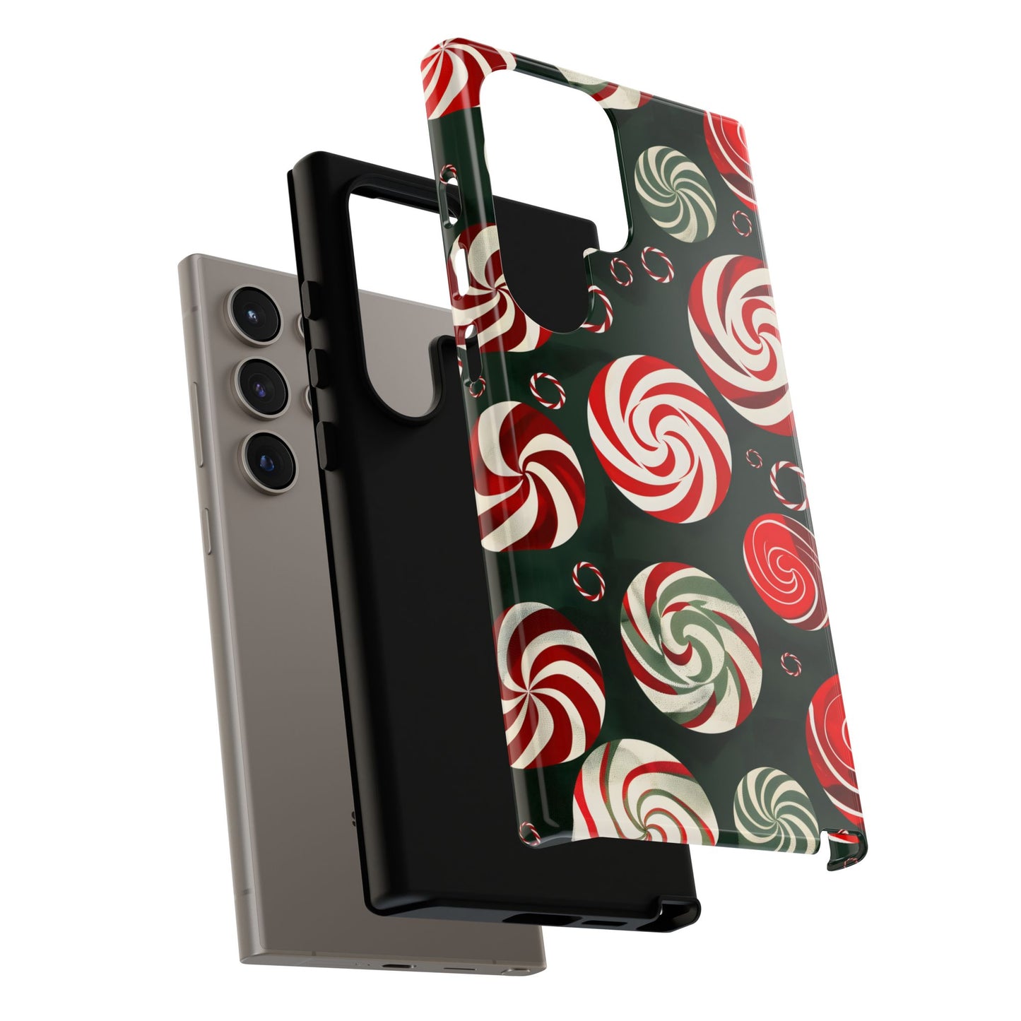Peppermint Swirl Burst – Tough Glossy Samsung Galaxy Case