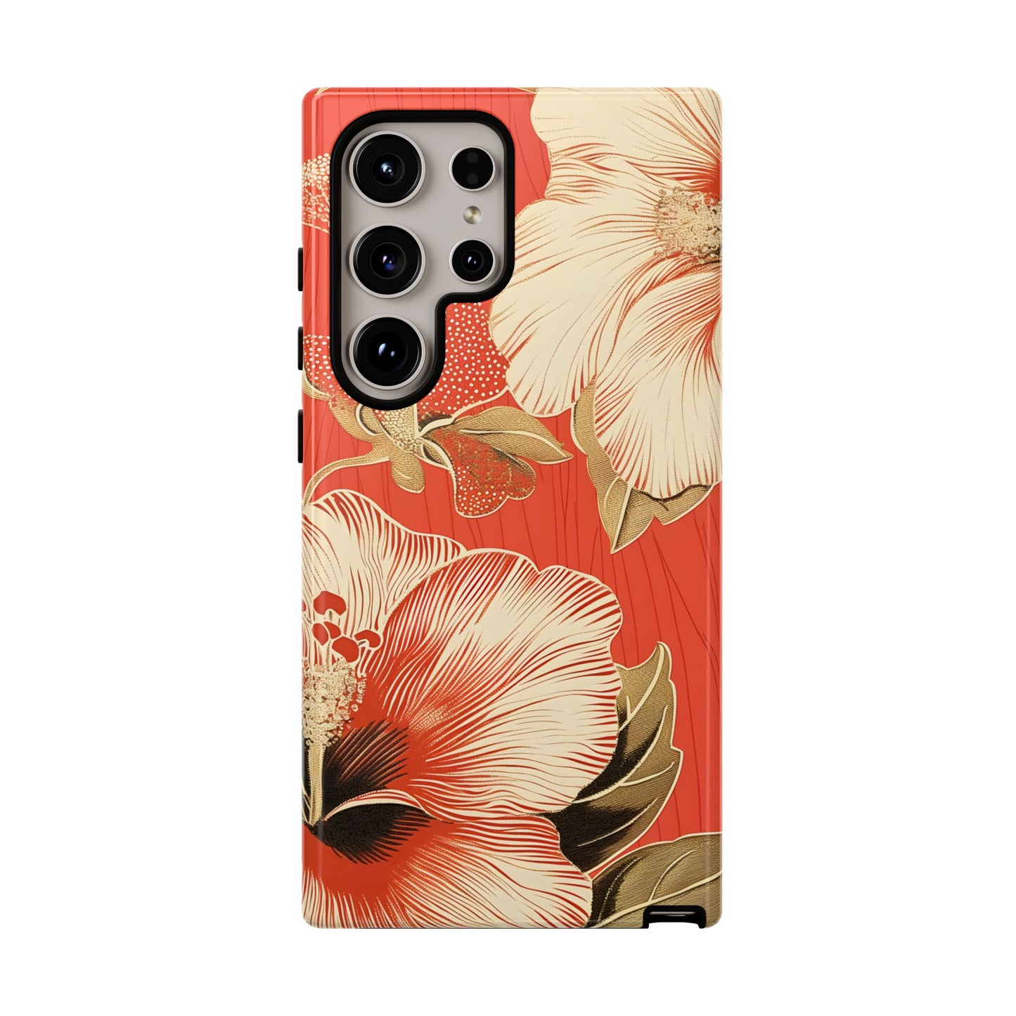 Golden Hibiscus – Tough Glossy Samsung Galaxy Case