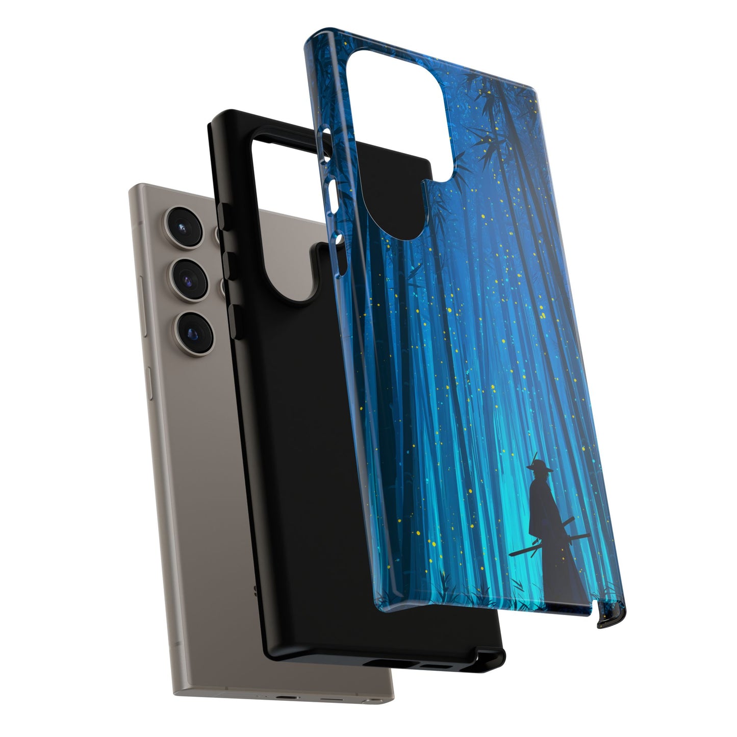 Shadowed Bamboo Sentinel – Tough Glossy Samsung Galaxy Case