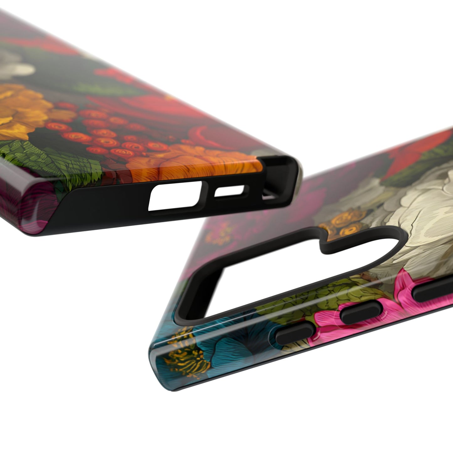 Midnight Bloom – Tough Glossy Samsung Galaxy Case
