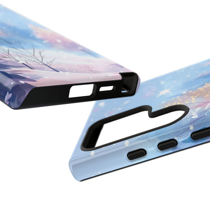 Frosted Winter Forest – Tough Glossy Samsung Galaxy Case