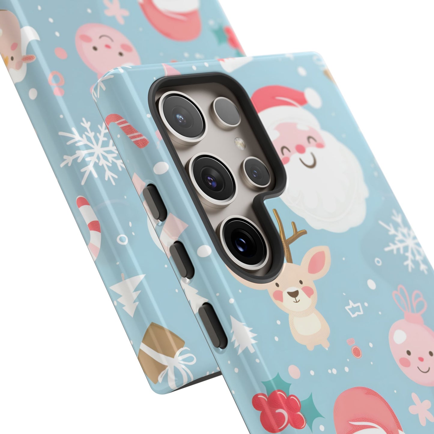 Pastel Santa Joy – Tough Glossy Samsung Galaxy Case