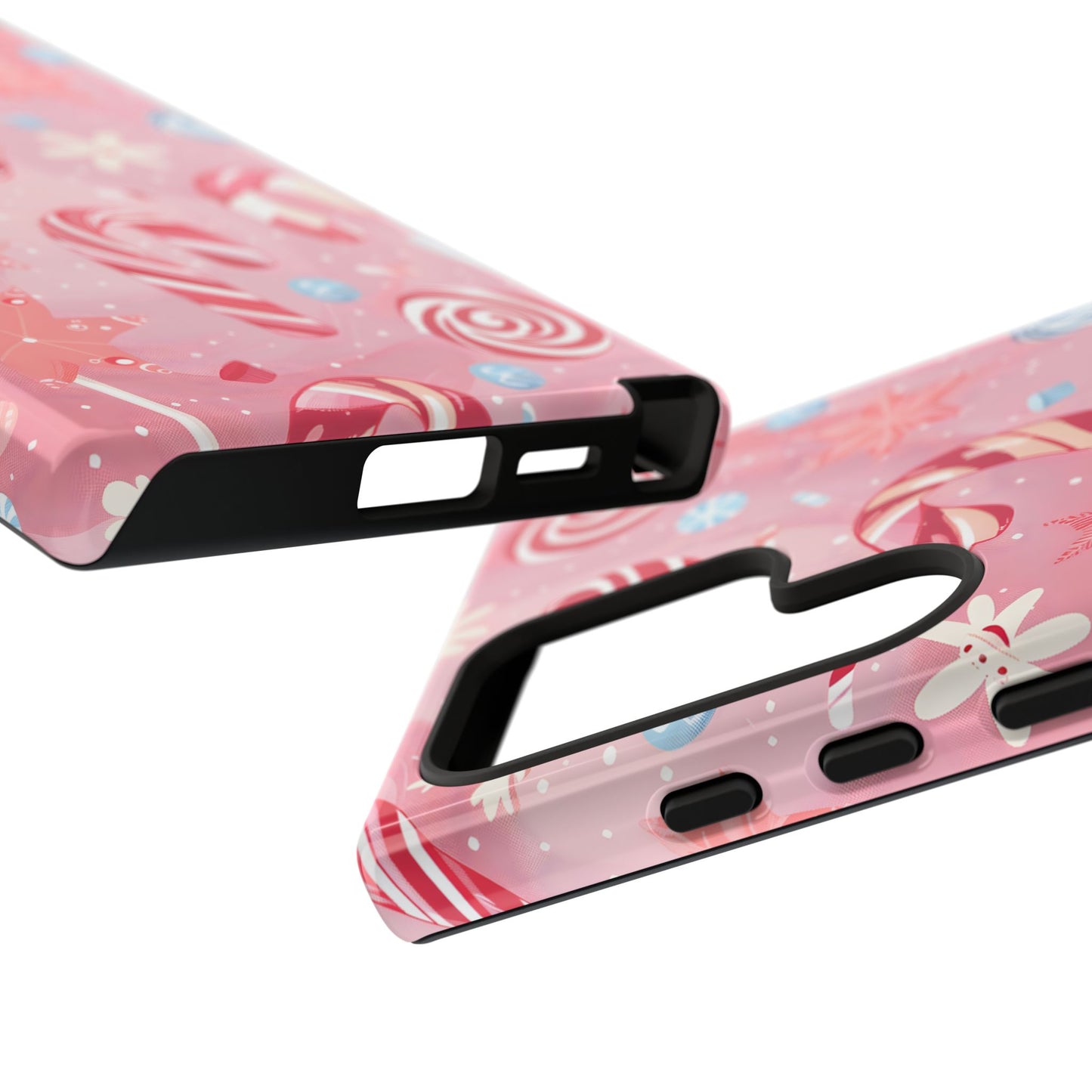 Candy Cane Swirl – Tough Glossy Samsung Galaxy Case