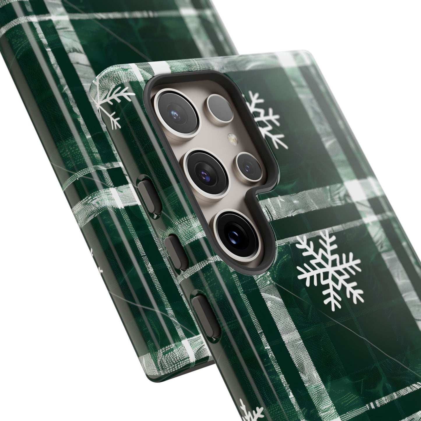 Frosted Tartan – Tough Glossy Samsung Galaxy Case