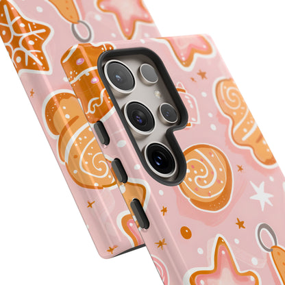 Gingerbread Sweet Stars – Tough Glossy Samsung Galaxy Case