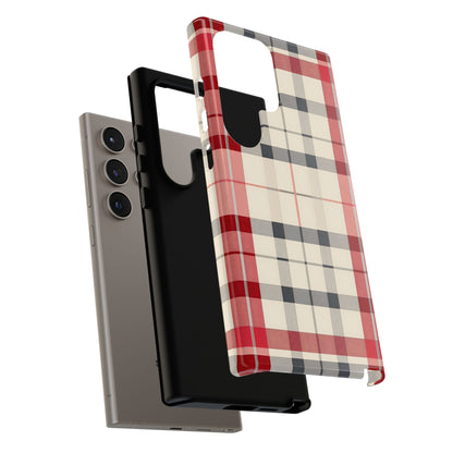 Winter Tartan Classic – Tough Glossy Samsung Galaxy Case