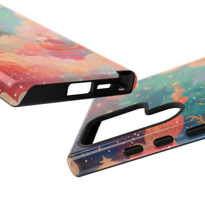 Starlit Santa Sky –  Tough Glossy Samsung Galaxy Case