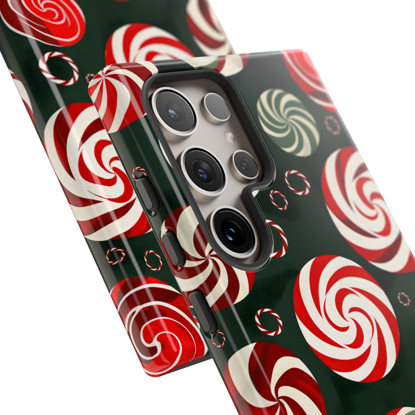 Peppermint Swirl Burst – Tough Glossy Samsung Galaxy Case