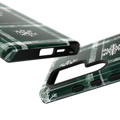 Frosted Tartan – Tough Glossy Samsung Galaxy Case