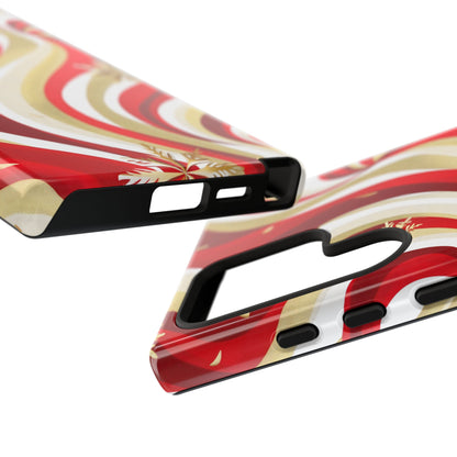Peppermint Waves – Tough Glossy Samsung Galaxy Case