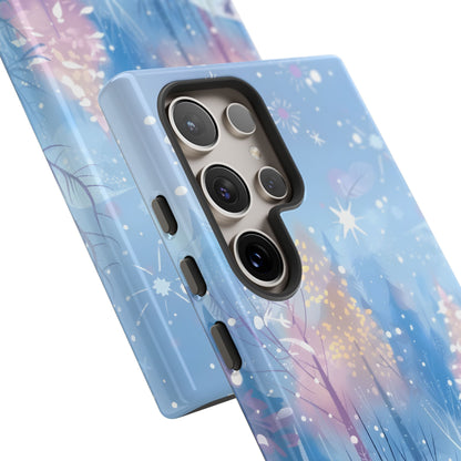 Frosted Winter Forest – Tough Glossy Samsung Galaxy Case