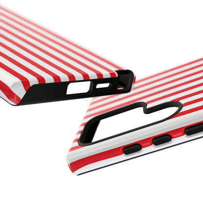 Candy Cane Stripes – Tough Glossy Samsung Galaxy Case