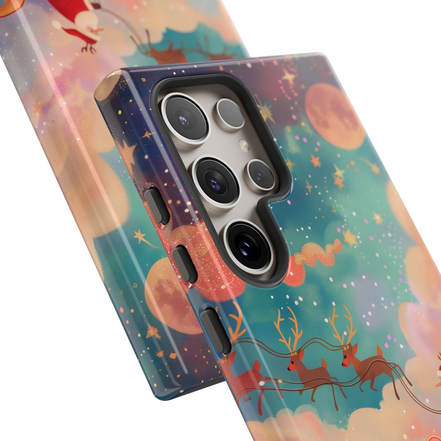 Starlit Santa Sky –  Tough Glossy Samsung Galaxy Case