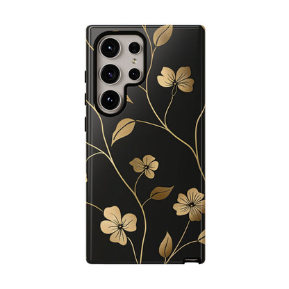 Golden Elegance – Tough Glossy Samsung Galaxy Case
