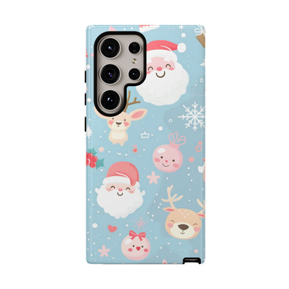 Pastel Santa Joy – Tough Glossy Samsung Galaxy Case