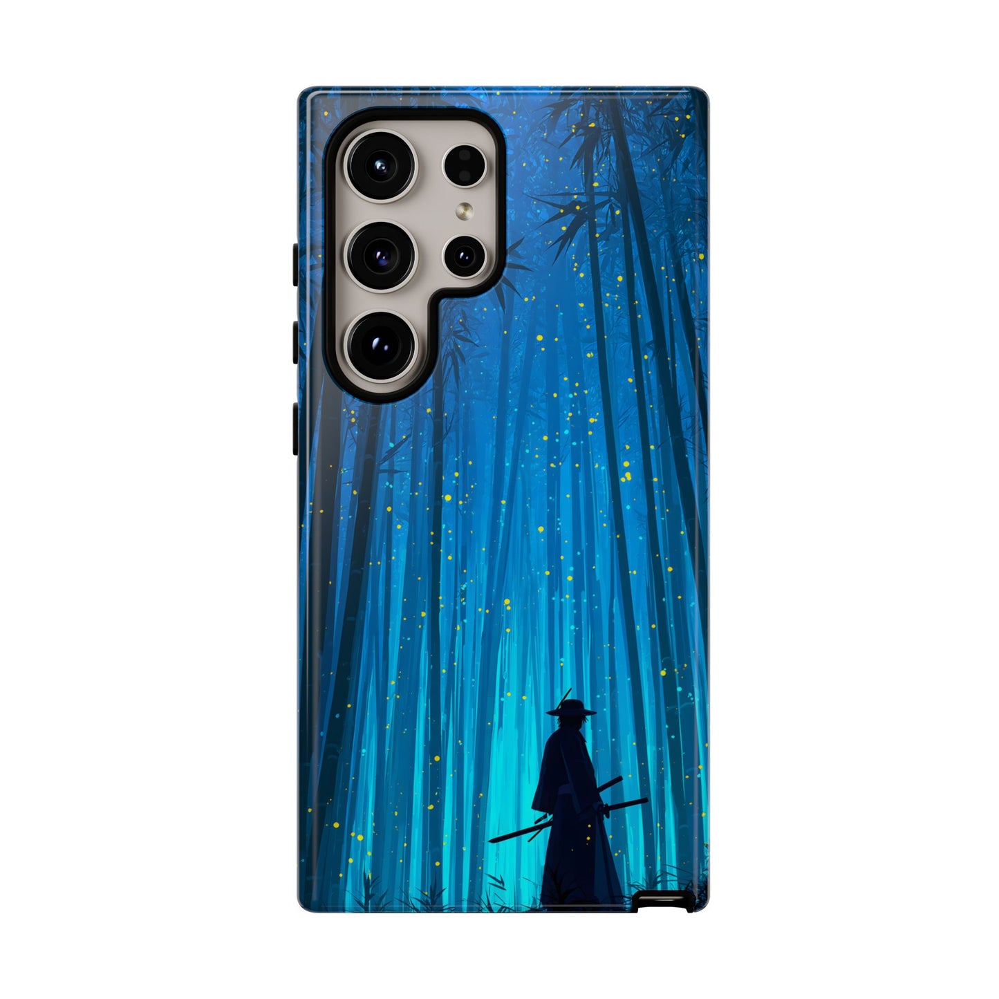 Shadowed Bamboo Sentinel – Tough Glossy Samsung Galaxy Case