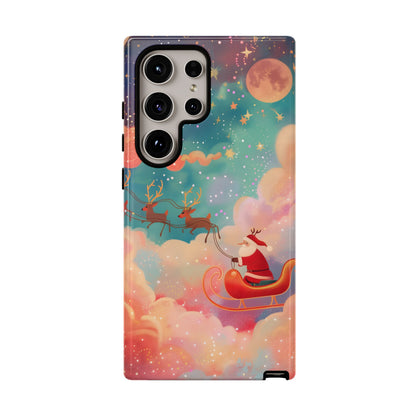 Starlit Santa Sky –  Tough Glossy Samsung Galaxy Case