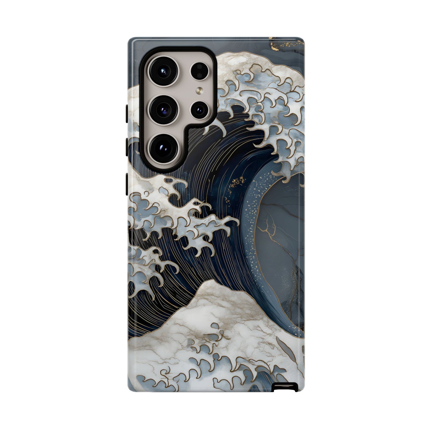 Golden Wave – Tough Glossy Samsung Case