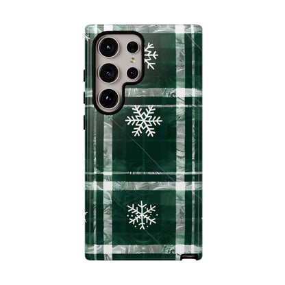 Frosted Tartan – Tough Glossy Samsung Galaxy Case