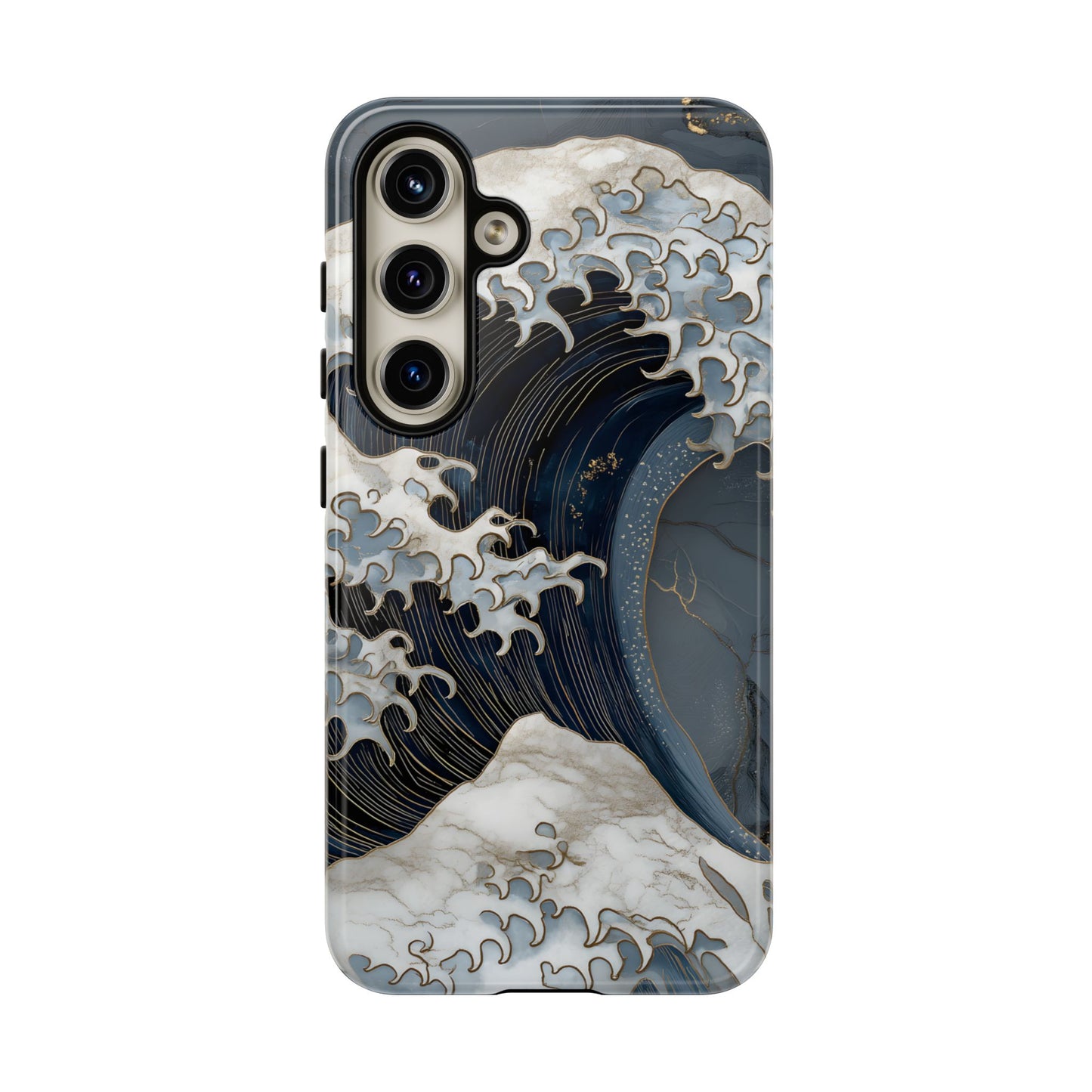 Golden Wave – Tough Glossy Samsung Case