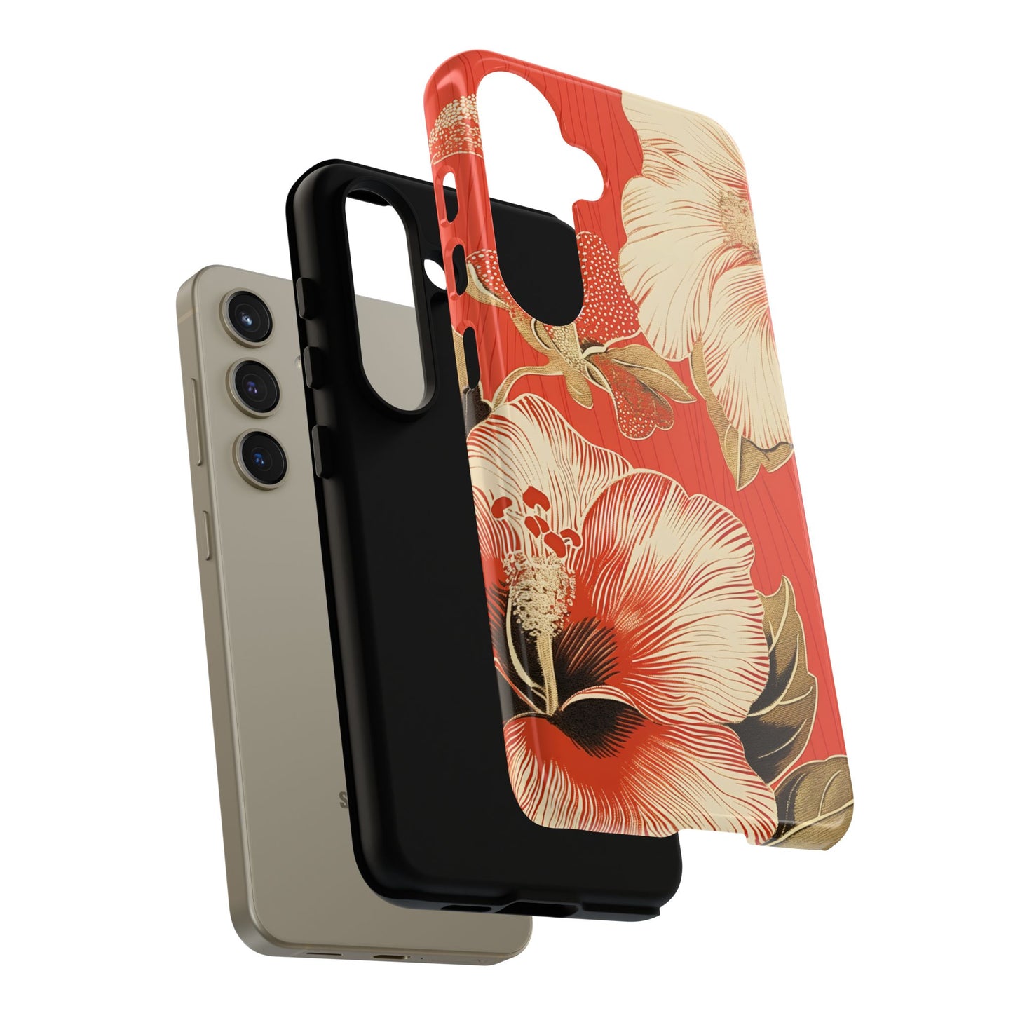 Golden Hibiscus – Tough Glossy Samsung Galaxy Case
