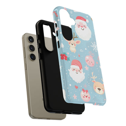Pastel Santa Joy – Tough Glossy Samsung Galaxy Case