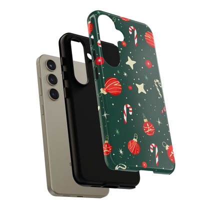 Festive Ornament Scatter – Tough Glossy Samsung Galaxy Case