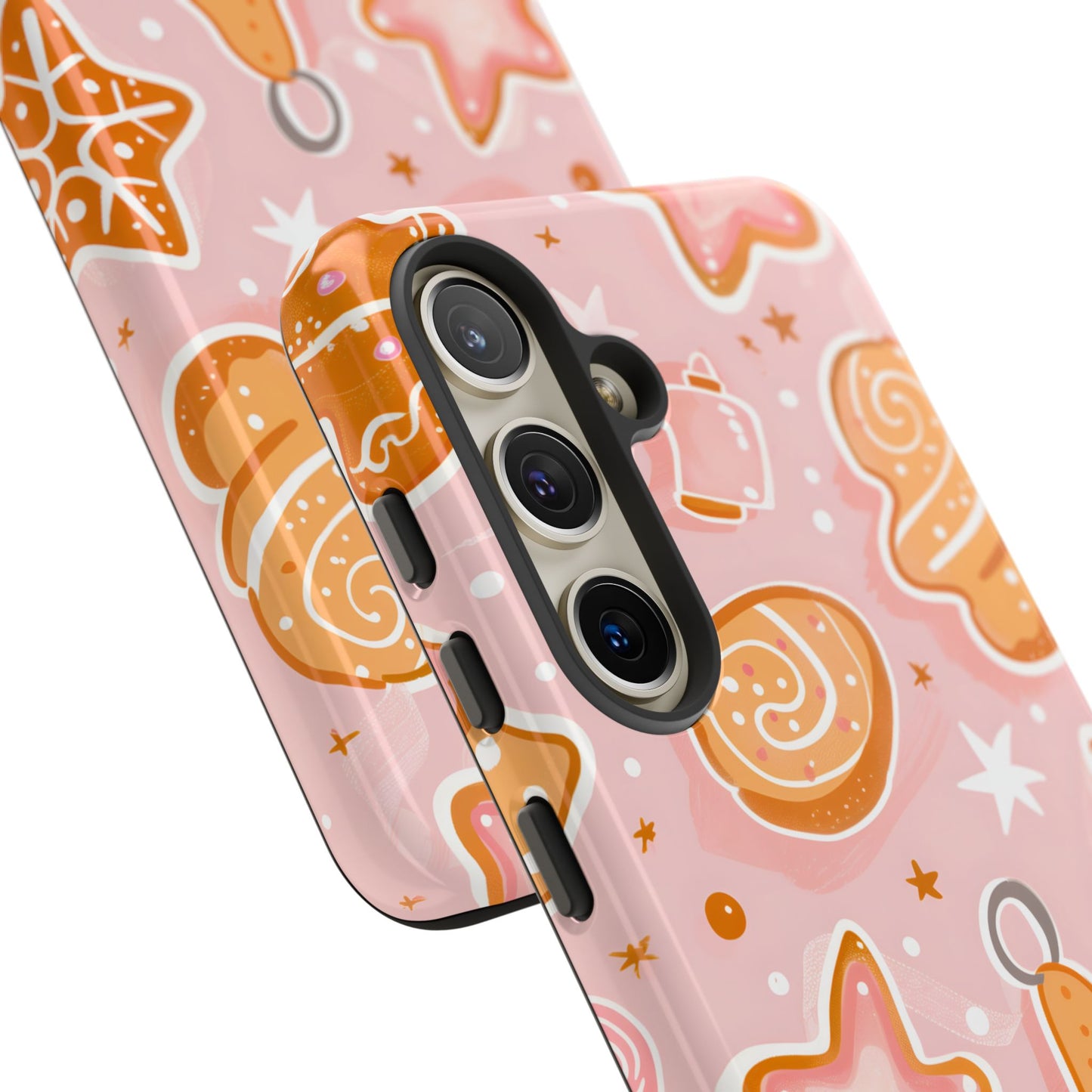 Gingerbread Sweet Stars – Tough Glossy Samsung Galaxy Case