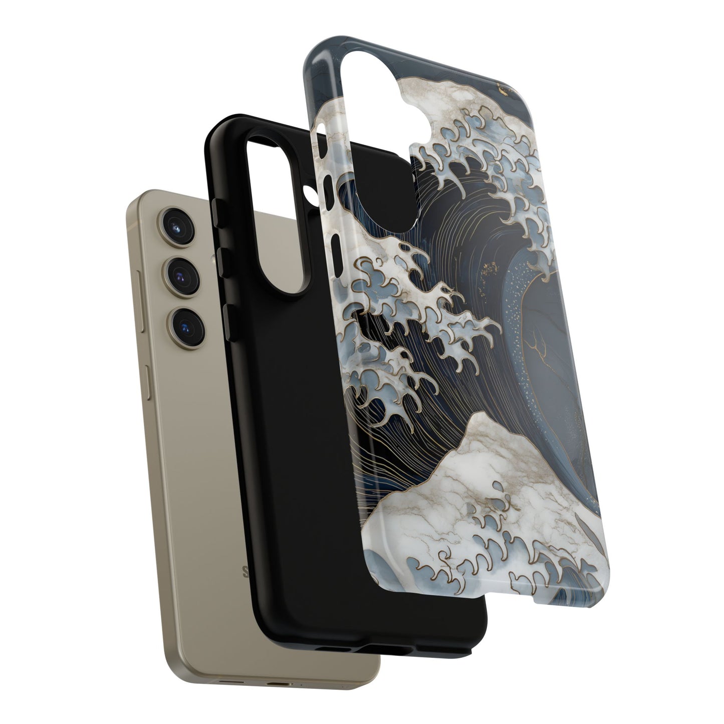 Golden Wave – Tough Glossy Samsung Case