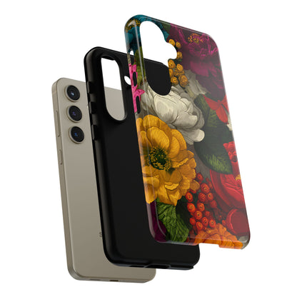 Midnight Bloom – Tough Glossy Samsung Galaxy Case