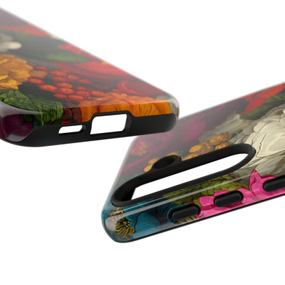 Midnight Bloom – Tough Glossy Samsung Galaxy Case